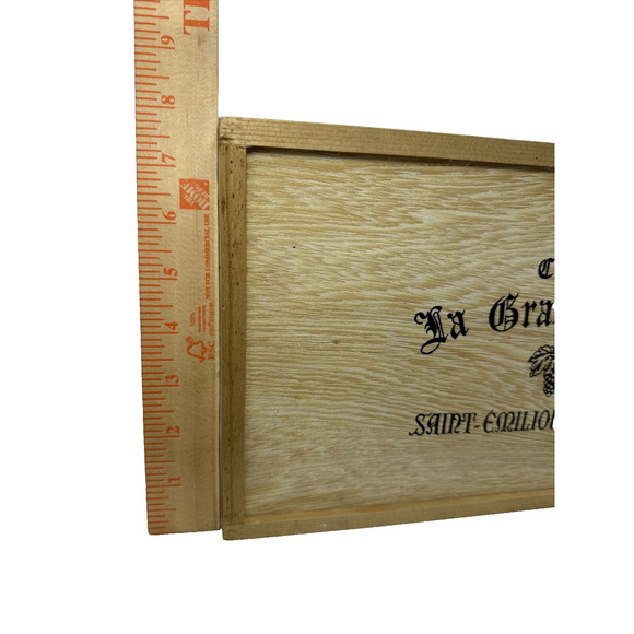 Chateau La Grave Figeac Wine Box Saint-Emilion Grand‎ Cru Wooden Storage - Picture 10 of 15
